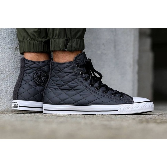 Converse Other - Converse Chuck Taylor Hi Quilted Nylon Shoes Sz13